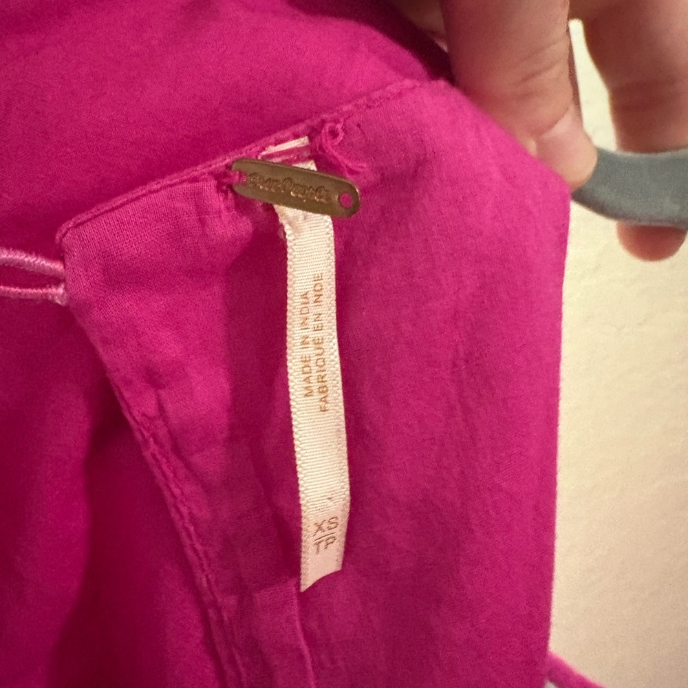 Free People Pink Women's Dress - Picture 3 of 5